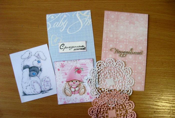 Handmade birthday envelopes