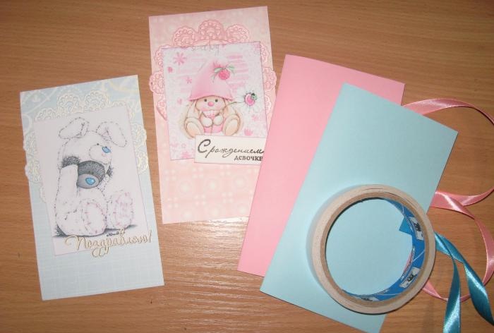 Handmade birthday envelopes