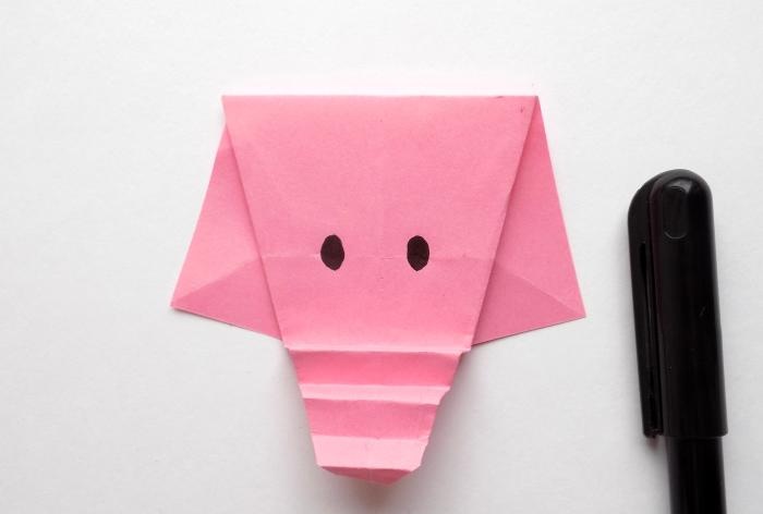 How to make an elephant using origami technique