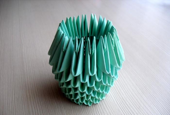 Cactus using modular origami technique