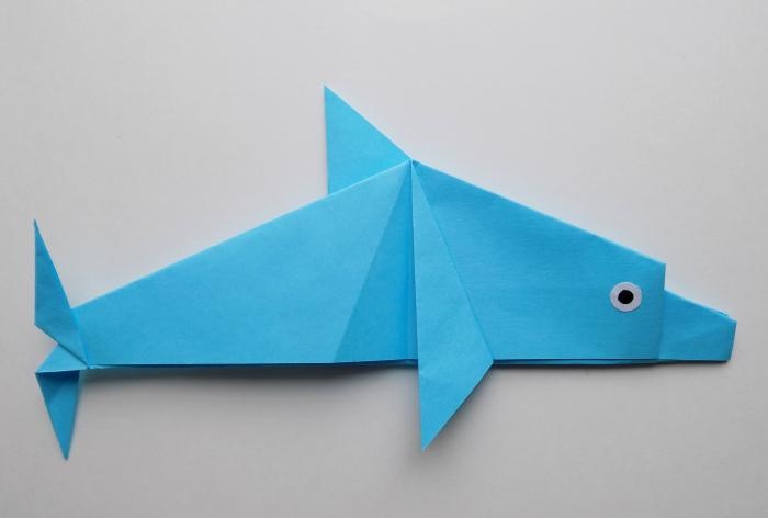 Paper dolphin