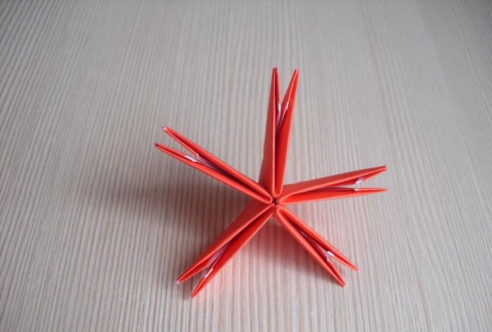 Cactus using modular origami technique