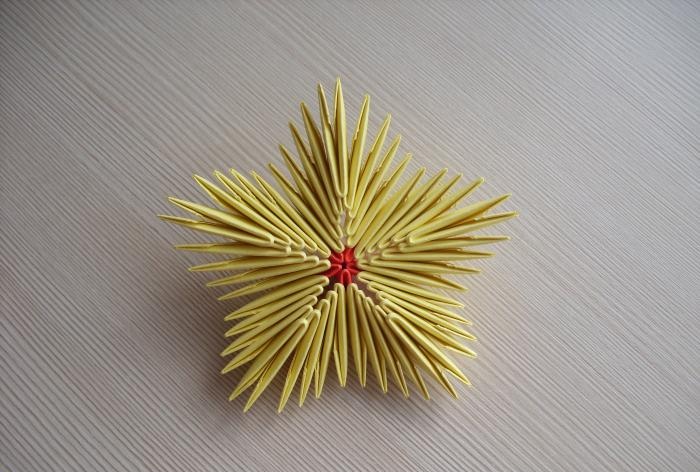 Cactus using modular origami technique