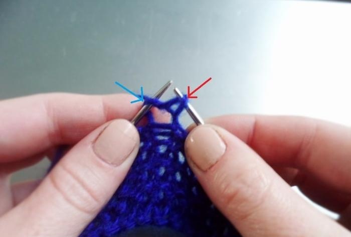 purl and knit stitches knitting