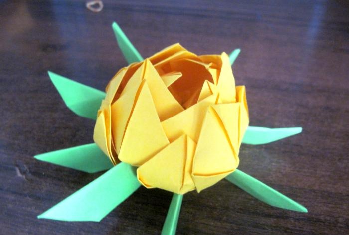 origami water lily