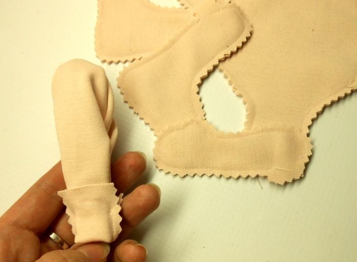 How to sew a textile interior doll