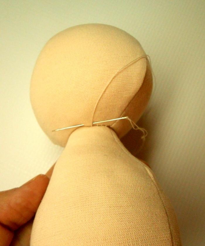 How to sew a textile interior doll