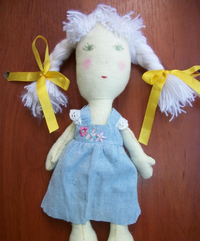 DIY textile doll