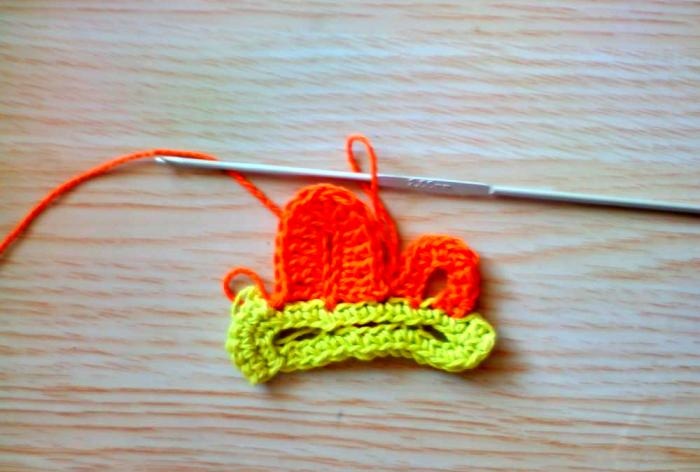 knitting decorations for summer hat