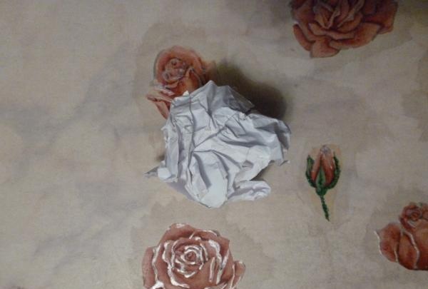 crumpled paper