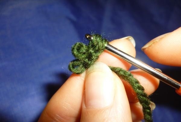 knitting an air loop