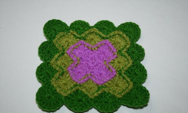 Bavarian knitted hot pad