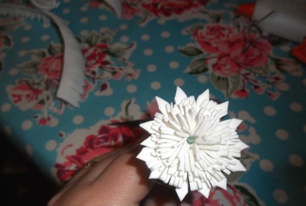 let's start assembling the flower