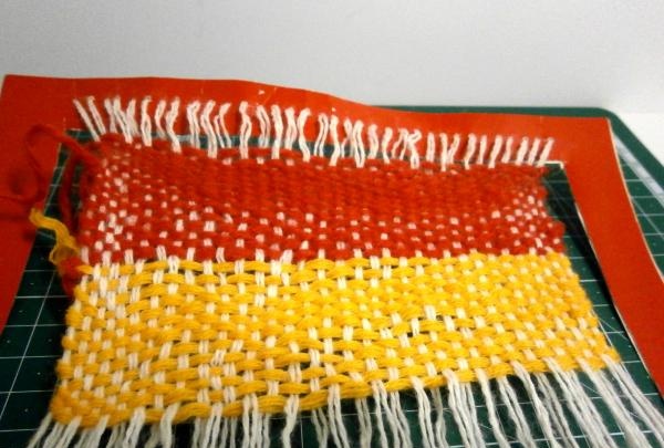 Make 16 rows of yellow