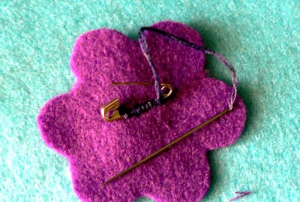 sew on a pin