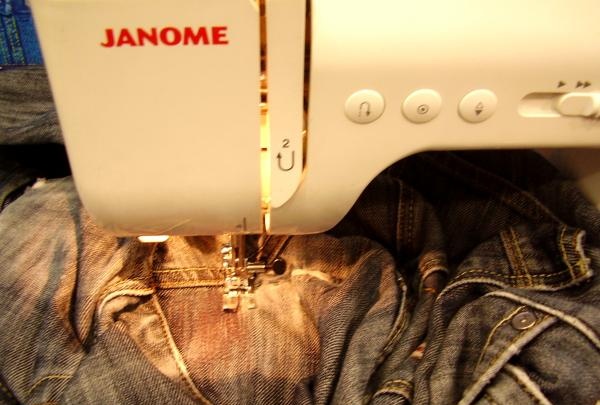 mending jeans at home