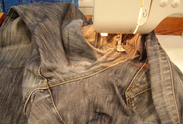 mending jeans at home