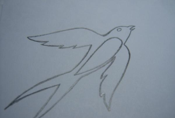 draw a swallow