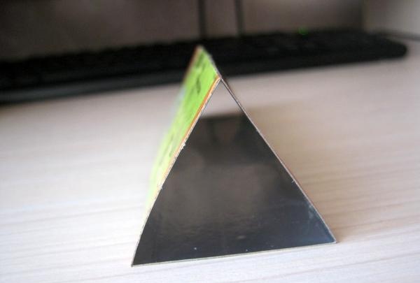 triangle with foil