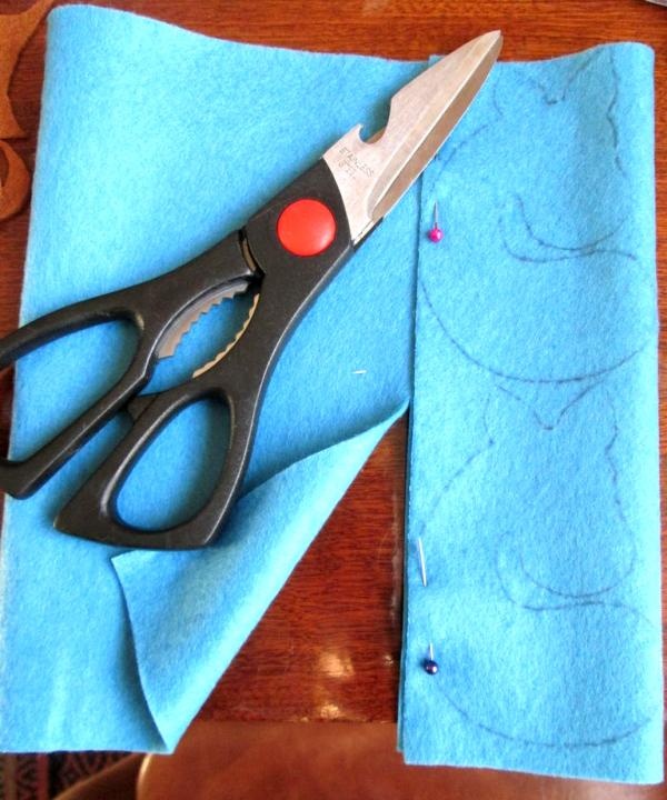 cut from felt