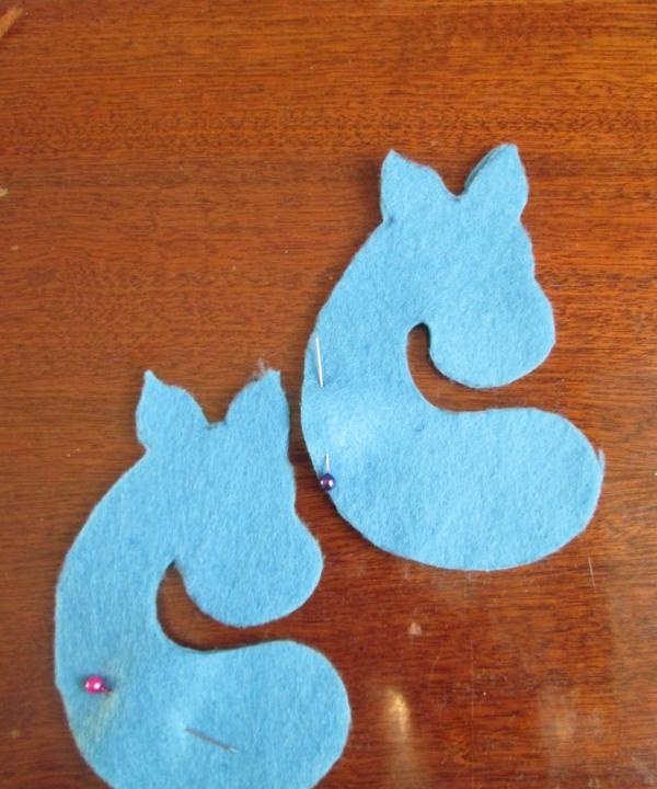 Felt horse