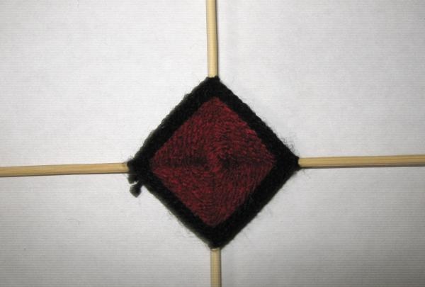 Wicker mandala ojo de dios