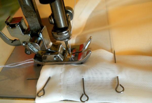 how to hem a curtain