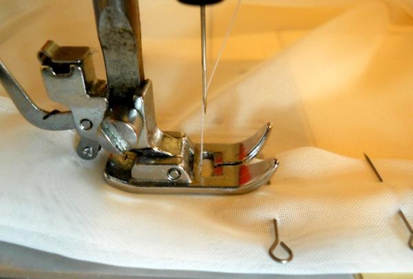 how to hem a curtain