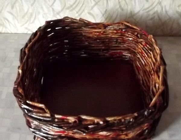 magazine wicker basket