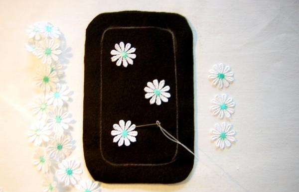 sew on flowers