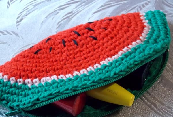 Cosmetic bag Watermelon slice