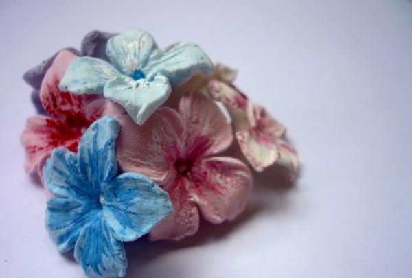 Flowers for polymer clay