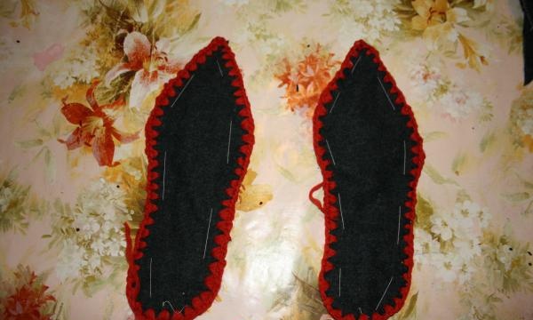 crochet the sole