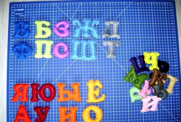 Felt alphabet