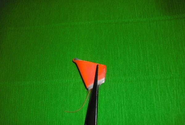 Orange Butterfly Hairpin