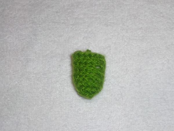 Knitted turtle toy