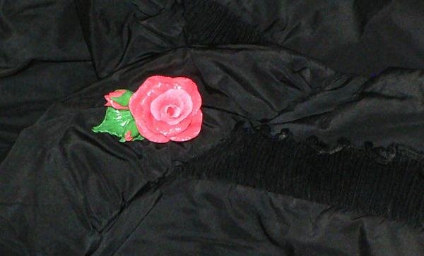 Rose brooch