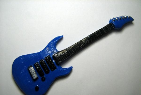 polymer clay electric guitar