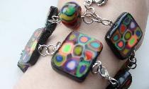 Polymer clay jewelry