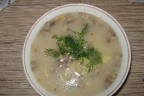 Mushroom champignon soup