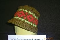 Warm knitted hat for winter