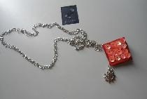 Necklace with notebook