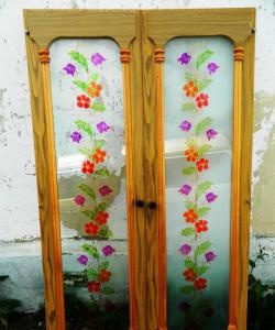 Decorating an old wardrobe