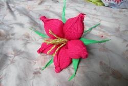 Corrugated paper flower “Joy”