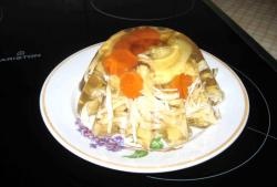 Chicken aspic “Medusa”