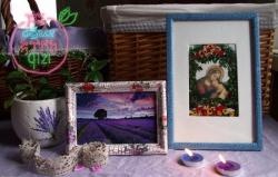 Master class: photo frames “Provence”