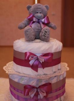 Miracle diaper cake