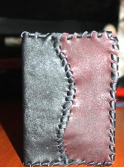 Leather passport cover