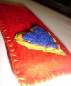 Felt phone case