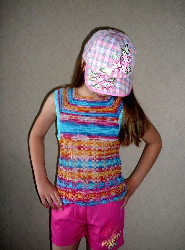 Crochet top for girls